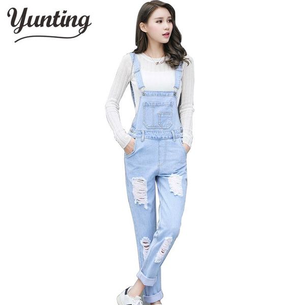 

women's jumpsuits & rompers women denim jumpsuit sleeveless overalls pant long trouser frayed jeans romper high waist, Black;white