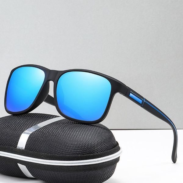 

sunglasses grfisia brand classic polarized men women driving square frame sun glasses male goggles sports uv400 eyewear, White;black