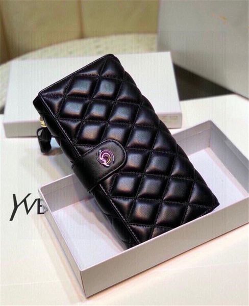 

famous brand mens womens wallets classic leather flower letter built-in clip coin purses designer bag card slots clutch bags ladies wallet p, Red;black