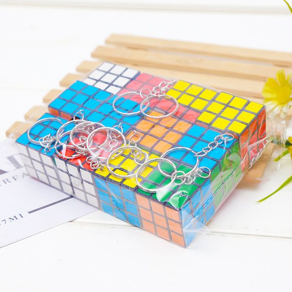 

magic square key chain small decorations cube original fashion cute pendant kids buckle rotatable ring present 0 55zf k2