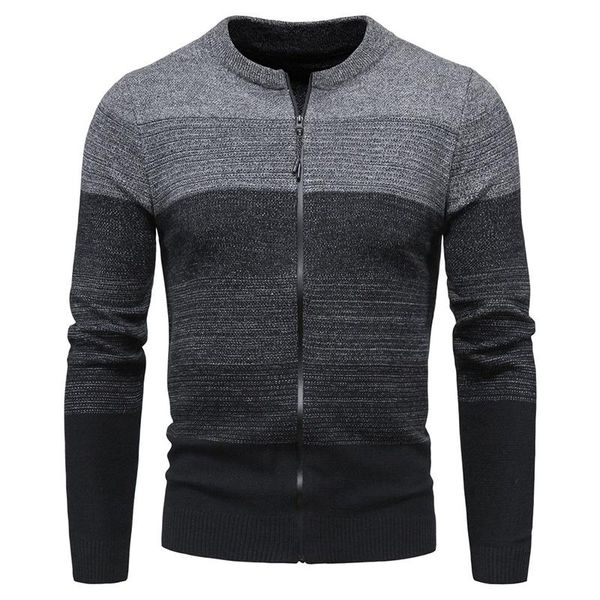 

men's sweaters cardigan sweater slim fit knitted wool men zipper casual sweatercoats male knitwear outerwear, White;black