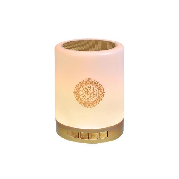 

colorful usb fm radio adjustable led lamp bluetooth speaker touch remote control gift home wireless quran portable speaker