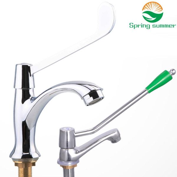 

bathroom sink faucets spring summer brass proboscis basin faucet nose and cold long