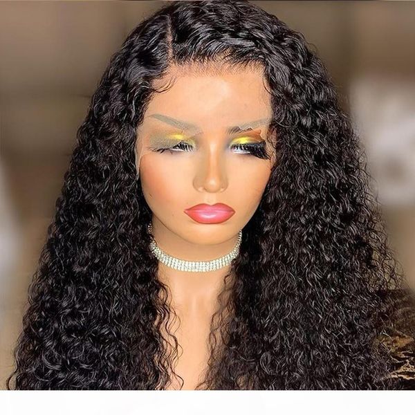 

5x5 silk lace closure wigs human hair wigs for black women 150% kinky curly wig remy black knots brazilian hair pre plucked, Black;brown