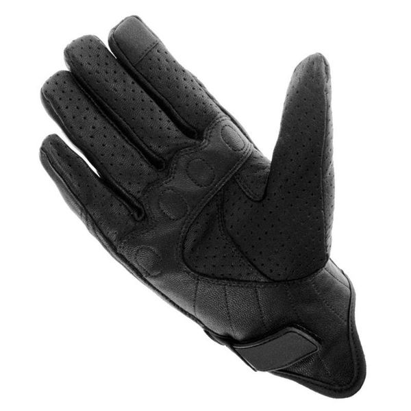 

cycling gloves faux leather fashion men wear-resistant anti-skid breathable outdoor riding motorcycle mountain glove, Black