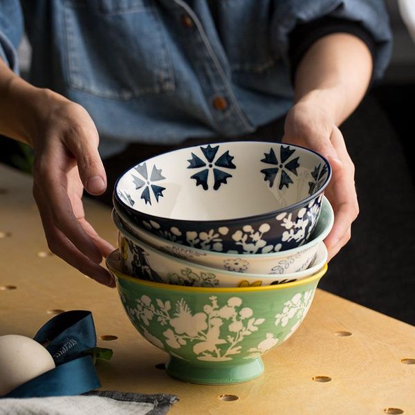 

bowls creative ceramic bowl salad high dessert kitchen cutlery