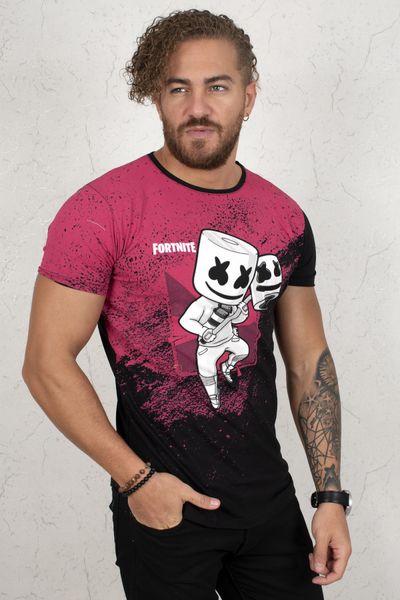 

Black Spreader Painted Male T-shirt 2002044 7ghn, White;black