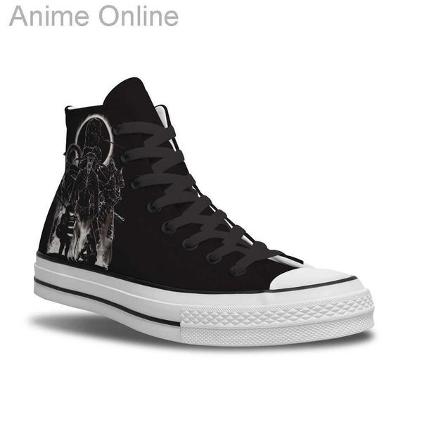 

anime shoes high men's canvas sneakers vulcanized hip hop running walking shoes for women menb1tn