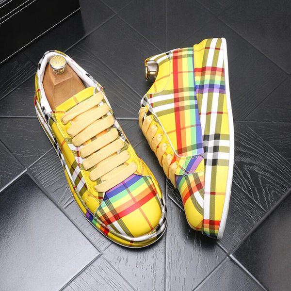 

new european hip hop designer graffiti men's casual shoes luxury punk sneakers thick bottom platform loafers zapatillas hombre, Black