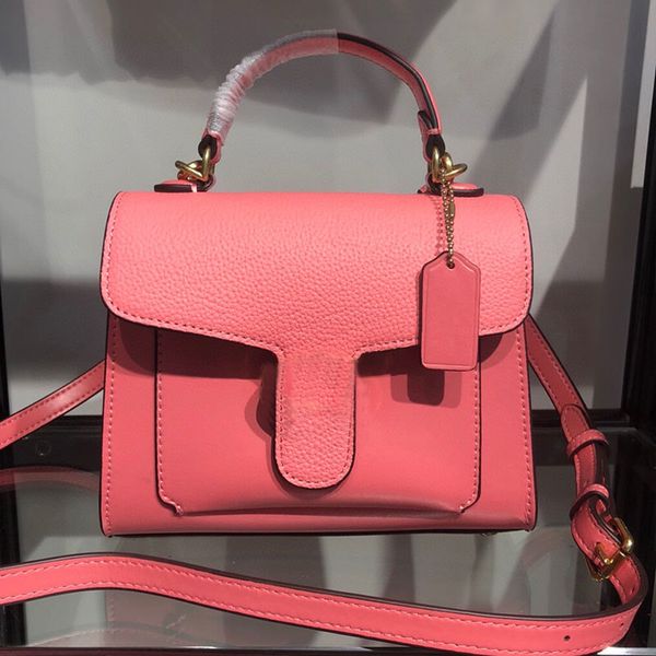 

flip messenger bag ladies shoulder crossbody bags quality women flap genuine leather handbag gold letter c two colors