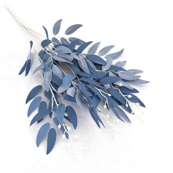 

artificial plants silk fake green leaves faux foliage home willow for wedding artificial willow party bouquet vine decor j7v5