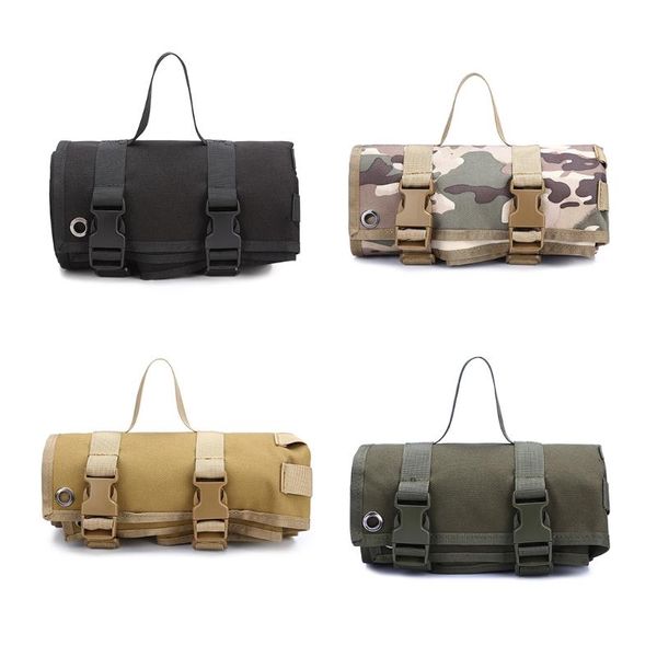 

outdoor pads 69hd tactic shooting mat roll up camping 900d oxford cloth non-slip waterproof picnic blanket hunting cleaning