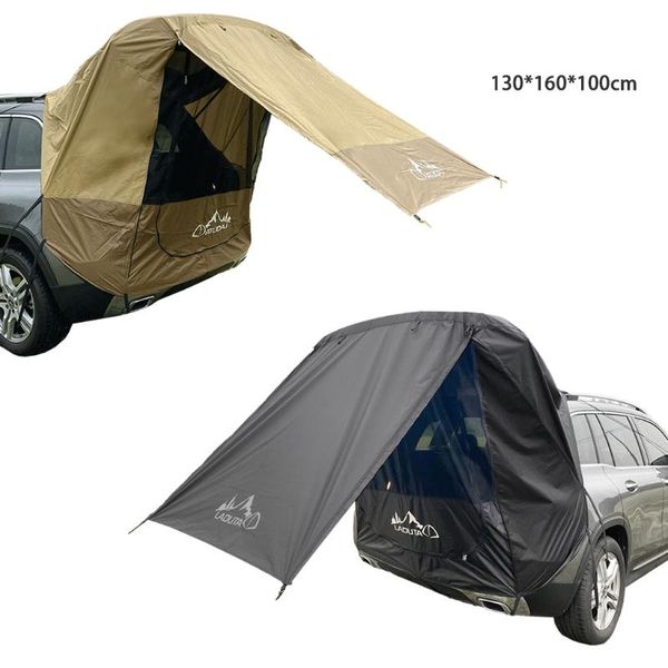 

tents and shelters car tent sunshade rainproof tailgate shade awning for self-driving tour barbecue outdoor camping