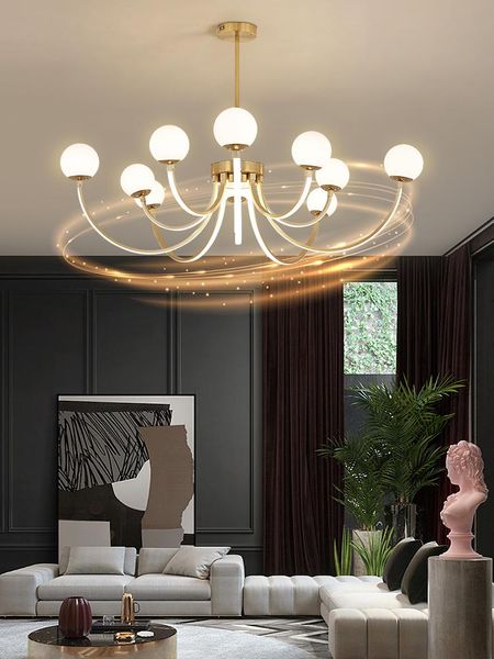 

pendant lamps postmodern branch glass bubble light led chandelier nordic luxury interior living room bedroom gold/black hanging fixture