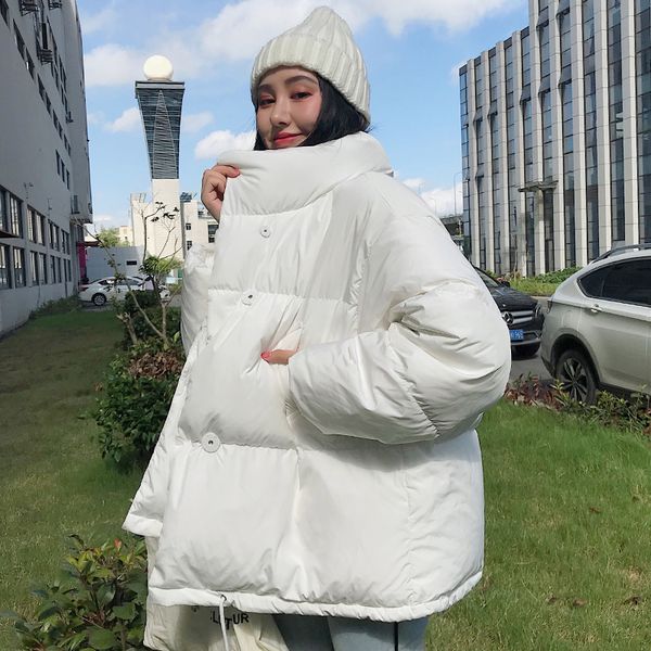 

2021 new autumn women plus size fashion cotton down jacket hoodie long parkas warm jackets female winter coat pp244 w7t5, Black