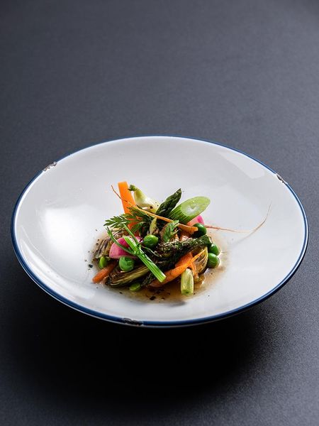 

bowls enamel large bowl household old soup noodle old-fashioned ramen european simple meal