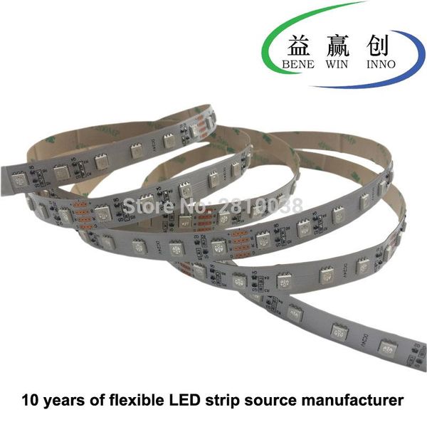 

120m/lot cri 90+ 60leds/m rgb led strip lights dc24v constant current led light strip 12mm flexible 11w tape