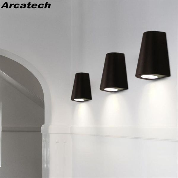 

outdoor wall lamps lighting waterproof modern led courtyard garden corridor porch indoor /outdoor aluminum lights nr-26