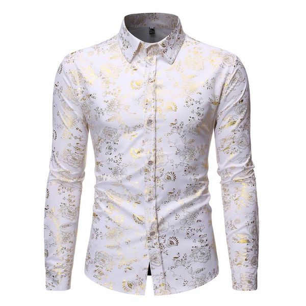 

men's dress shirts business white long sleeve formal button-down collar shirt slim fit spring&autumn casual top, White;black
