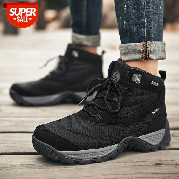 

large size high-tide shoes men's winter outdoor leisure tooling boots thick-soled retro british style short #hq8o