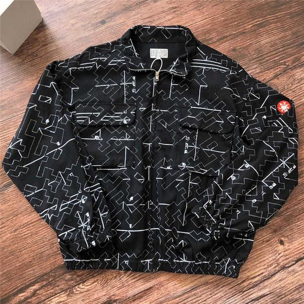 

2021 new cavempt c.e noise zip jacket windbreaker ce men women streetwear cav empt jackets clothes gj36, Black;brown