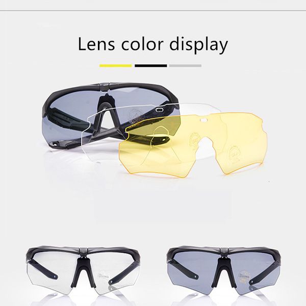 

tactical goggles shooting bulletproof army fan cs goggles army version outdoor army fan glasses multifunction riding equipment, Black