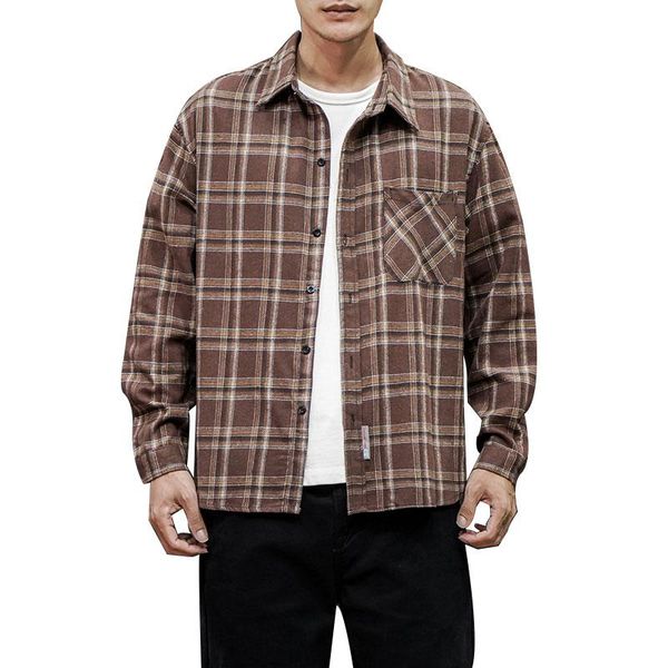 

men's oversized plaid shirts mens fashion blouse 5xl oversize long sleeves dress shirt for men man clothing casual, White;black