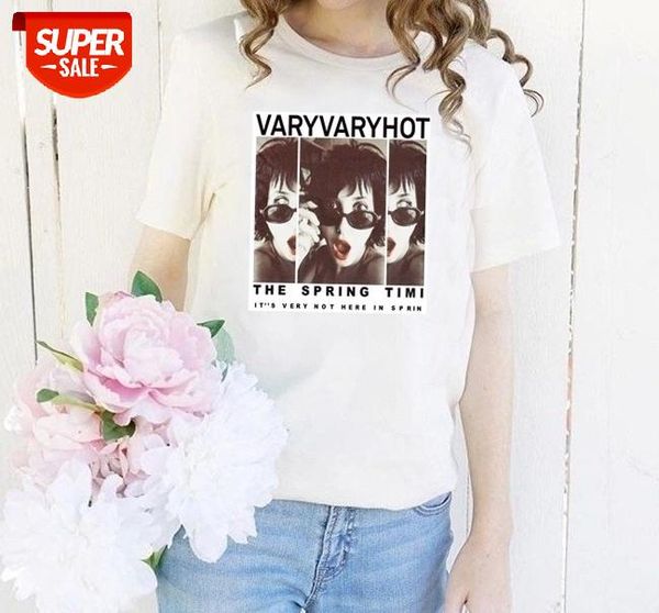 

sunfiz yf white grey varyvarythe spring women t-shirt funny t-shirt hipsters cute printed tee #eh84, White;black