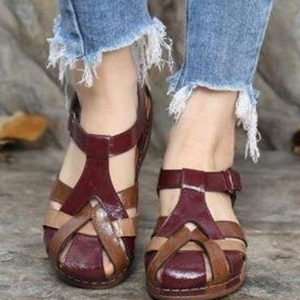 

fashion women sandals waterproo sli on round female slippers casual comfortable outdoor fashion sunmmer plus size shoes wome, Black