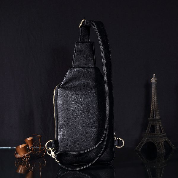 

chest men's small bag fashion trendy shoulder style messenger casual new rllsr