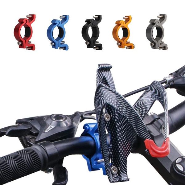 

tools y8ae bicycle water bottle cage handlebar seatpost mount quick release aluminum alloy adapter conversion fixed