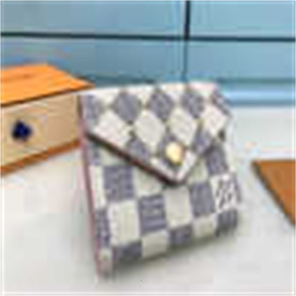 

card chain brand clutc designer pouches luxury cases n60251 wallets small wallet short key wallet holders leather purse compact long, Black;red