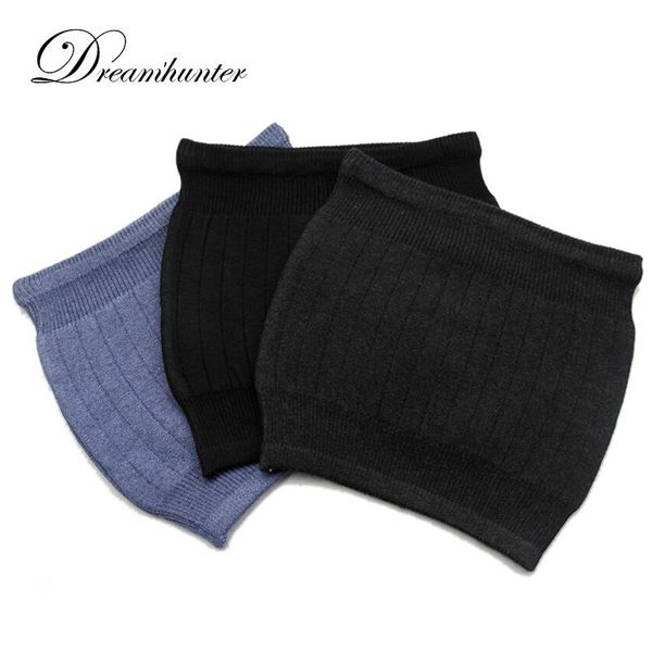 

waist support knitting wool cashmere belt breathable winter warm healthy ultra-thin body shape abdomen protecting, Black;gray