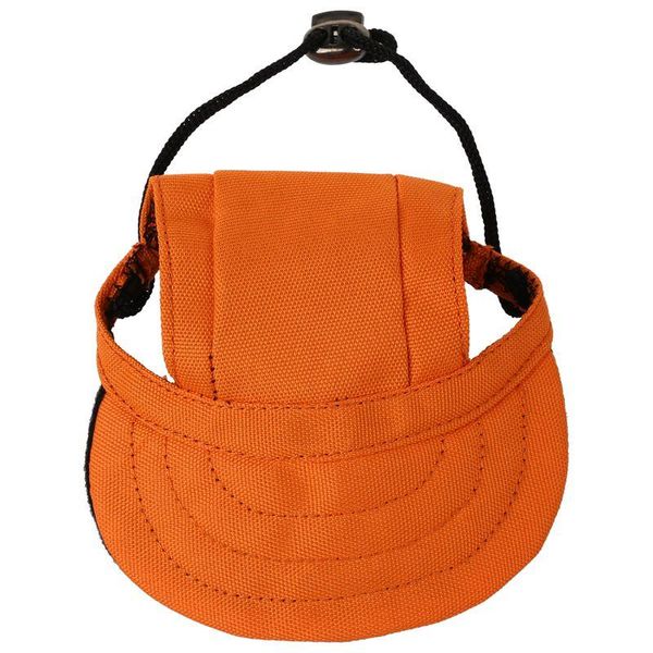 

dog apparel pet hat oxford fabric sports baseball cap with ear holes for small dogs - size s(orange)