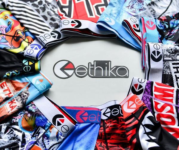 

neutral ethika boxer technical underwear graffiti women men fitness quick drying cotton boxer short boxer perrapuelos 004, White;black