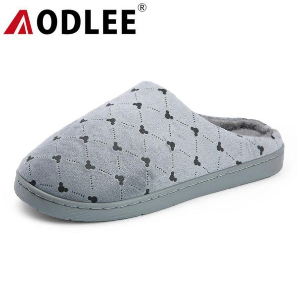 

slippers men indoors comfortable hard-wearing shoes for winter warm casual home soft bottom aodlee, Black
