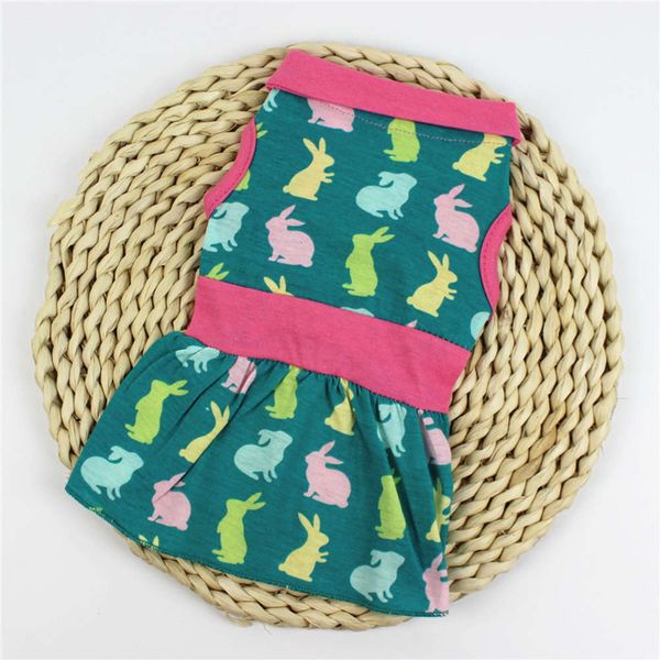 

pet spring and summer new print drs chihuahua bear teddy sherner dog skirt