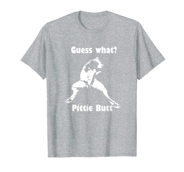 

guess what t shirt pittie pitbull staffy american bully, White;black