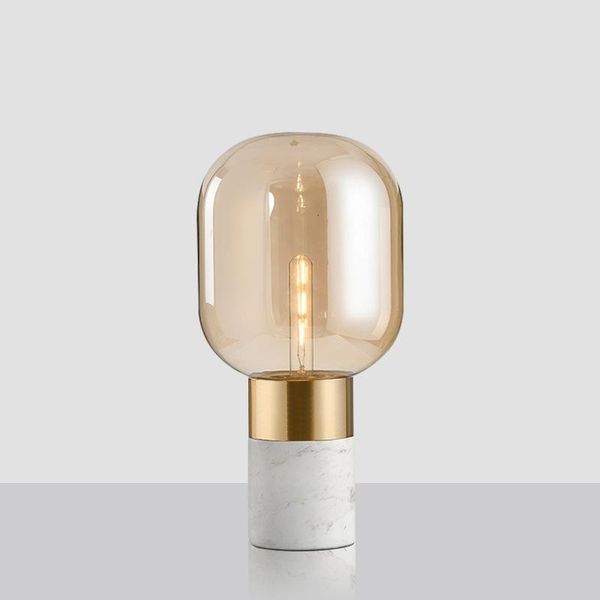

nordic led glass ball table lamp led table lamp deco lampara escritorio spun living room