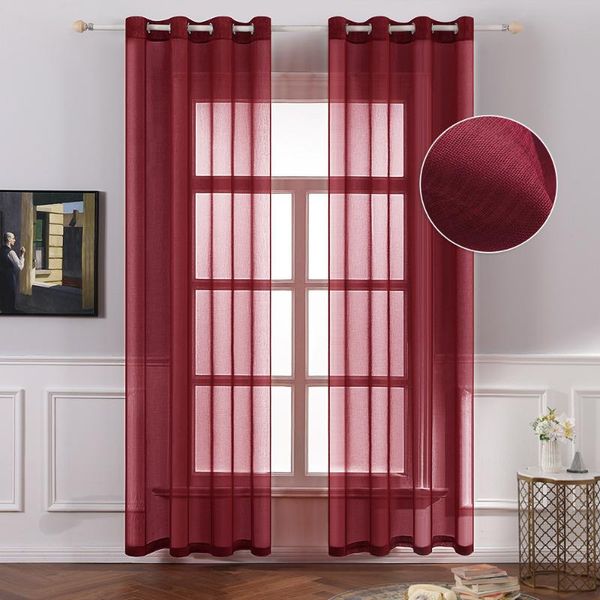 

curtain & drapes european american style 1 piece sheer for living room window screening door kitchen