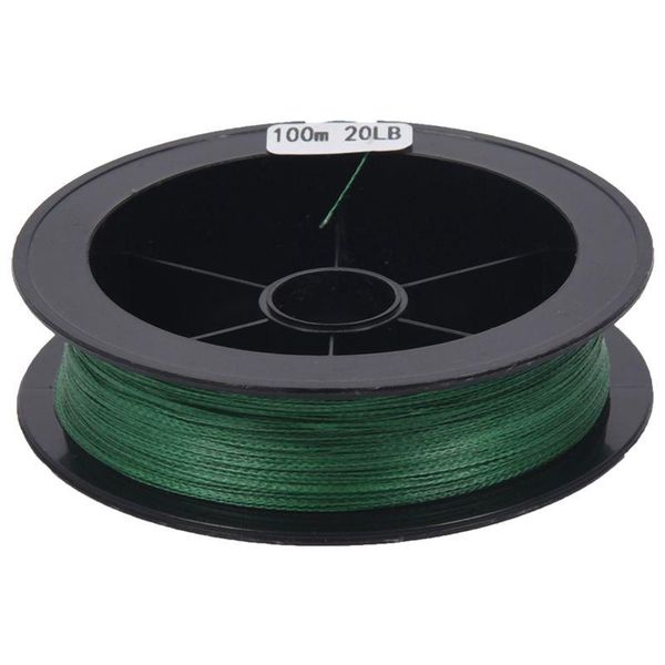 

fishing line braided 4 strands fishing line 100m 0.20mm, dark green