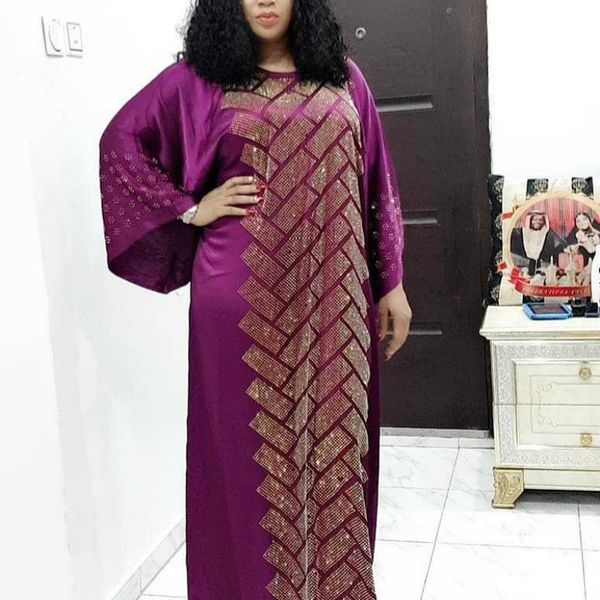 

2021 new women loose maxi es o neck party celebrate occasion event evening long sleeve african female robes plus size ladies autumn em9e, Black;gray