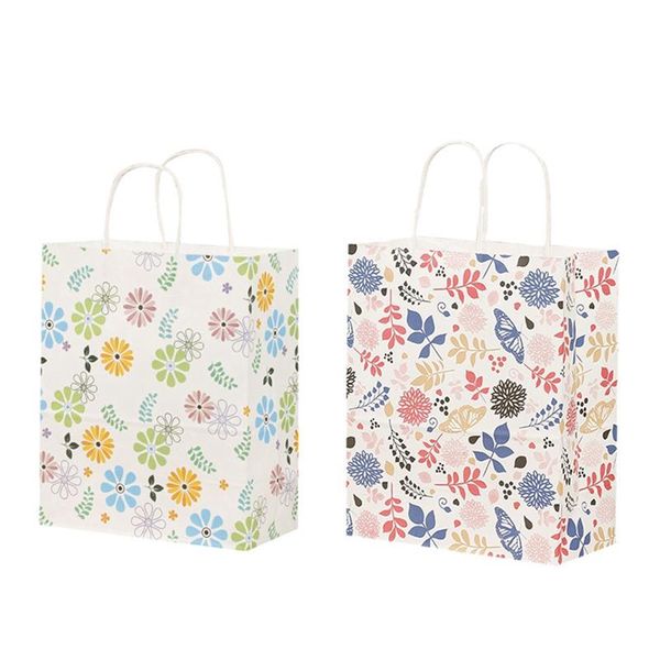 

40pcs kraft paper bag party wedding favors handmade bread cookies gift bags, 20pcs white l & 20pcs purple m