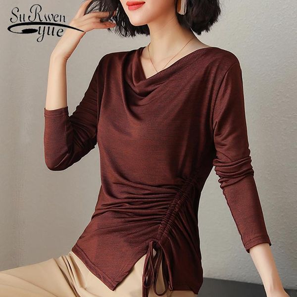 

women's blouses & shirts fashion womens and 2021 spring long sleeve women 3xl plus size blouse shirt clothing blusas 1745 50, White