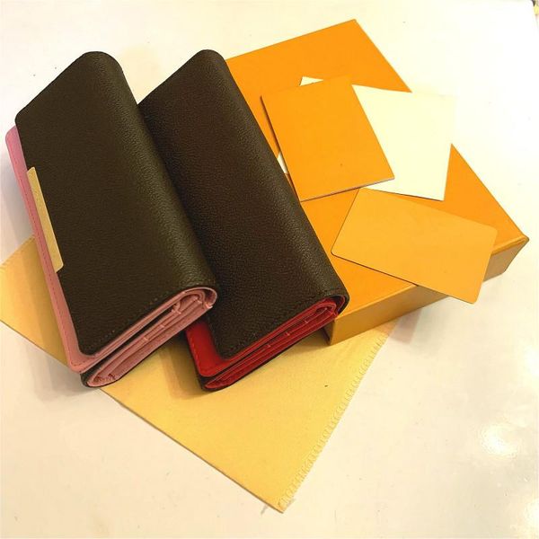 

luxury red bottoms lady long wallet multicolor designer coin purses card holder original women classic zipper pocket, Red;black