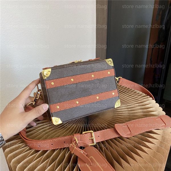 

iconic trunk-inspired crossbody vintage metallic bag for men