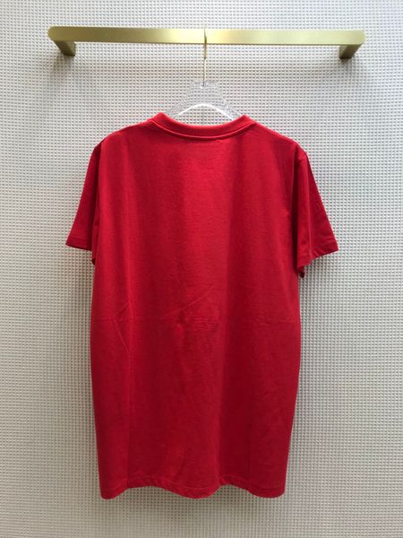 

2021 designer new high-end custom cotton t-shirt fashion all-match men and women with the same style1088, White