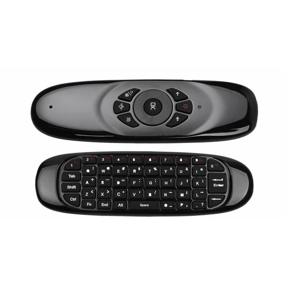 

2.4g air mouse wireless keyboard remote control for android tv box computer english version 6 axes gyroscope
