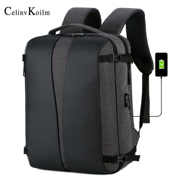 

backpack celinv koilm big capacity men lap15.6 oxford high school bags college student back pack multifunctional bagpack