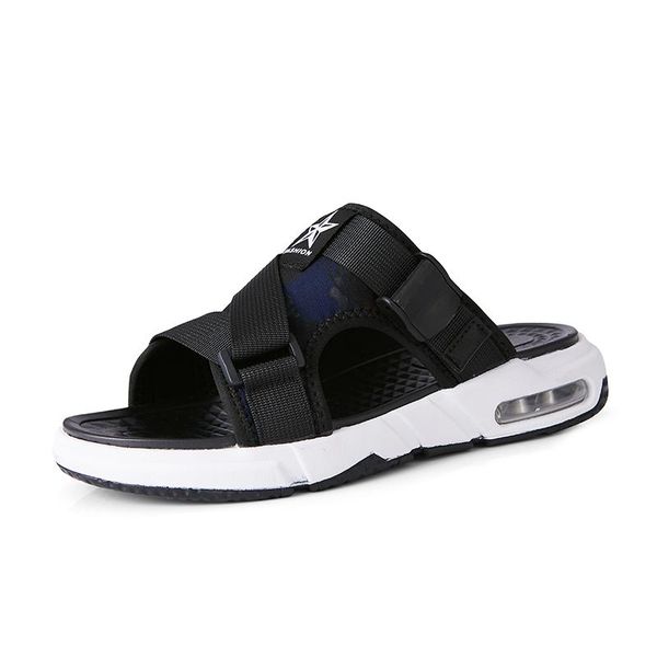 

slippers sport hombre playa casa roman sandali beach man rubber sandalia de trekking da herren rasteira slide sandal masculina verano, Black